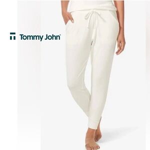 Tommy John Womens Sweater Lounge Joggers Cream Size Medium